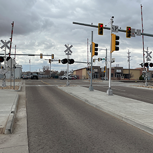photo of 1st Avenue at Emery Street Intersection Improvements and Railroad Crossing